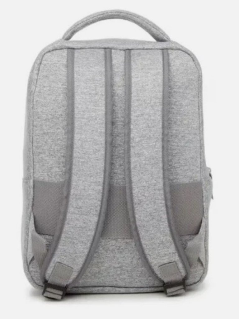 Dsw Exclusive Nwt Backpack Dual Shoulder Strap Heather Gray Fabric Padded Handle — image 5 of 7